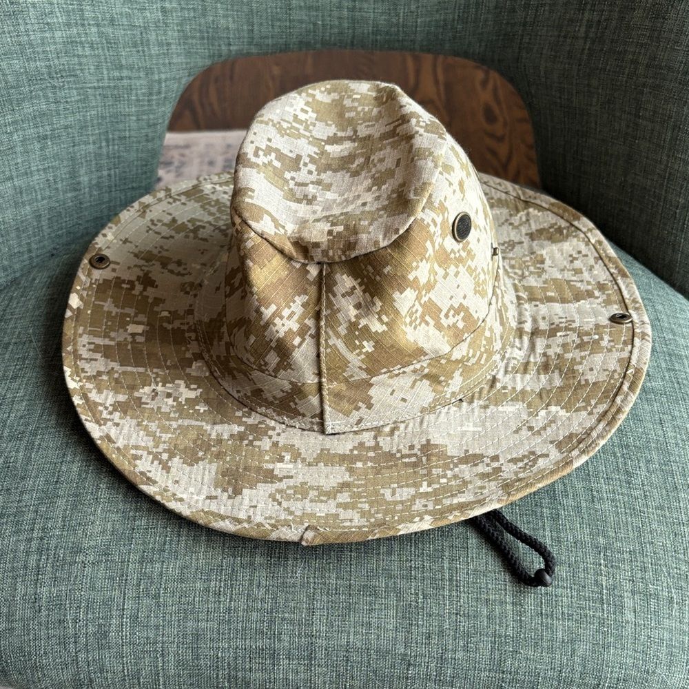 US Marines Digital Camo Military Hunter Hat Officially licensed chin strap - Picture 5 of 11